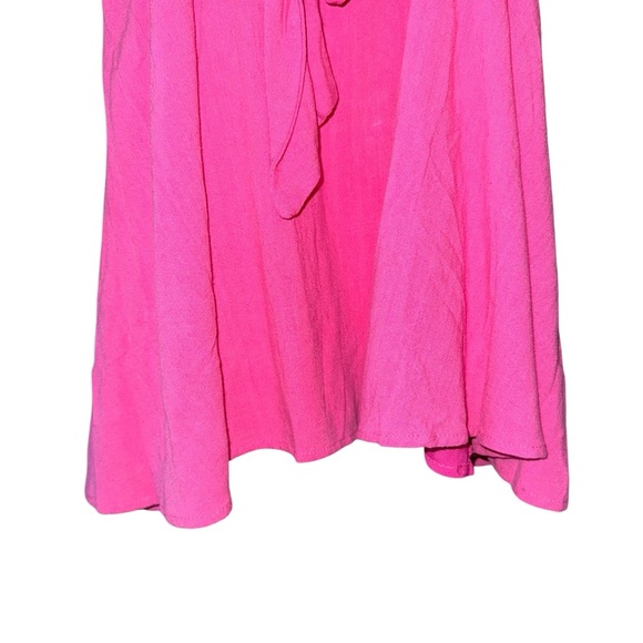 NWT LULU’S Perfect Day for Love Pink Cutout Tie-Front Mini Dress Size Medium - Picture 8 of 14